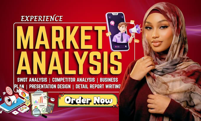 conduct market analysis, competitor analysis, swot analysis, report writing