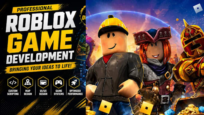 create custom roblox game, develop roblox game, map building, roblox combat