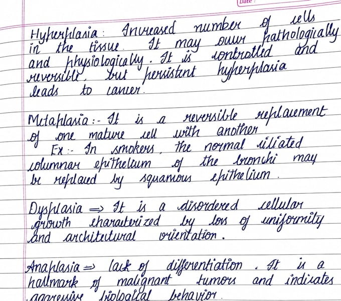 neat and accurate handwriting works