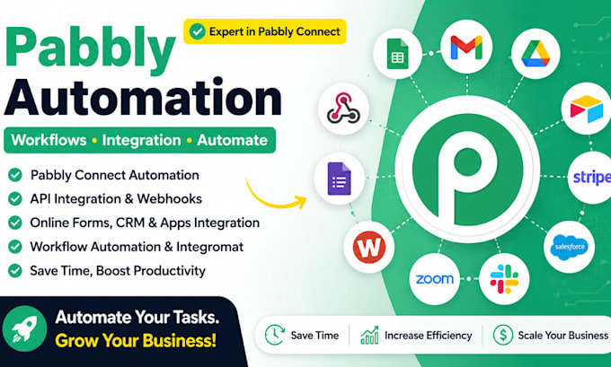 set up pabbly connect automation workflow zoho flow and api integration