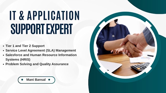 provide professional tier 1 and tier 2 technical application support