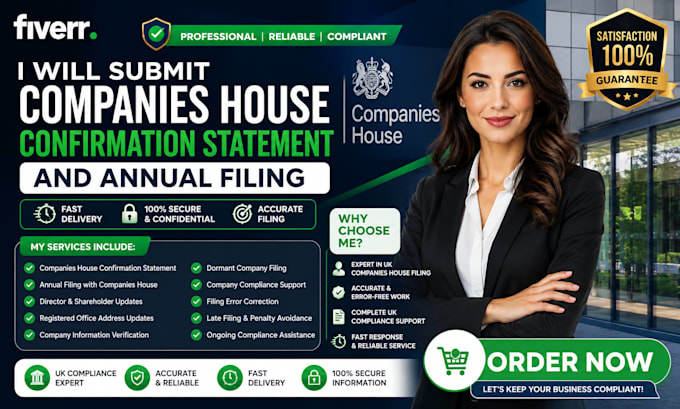 submit companies house confirmation statement and annual filing