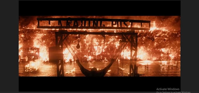do cinematic vfx, after effects compositing and visual effects whit fire effect
