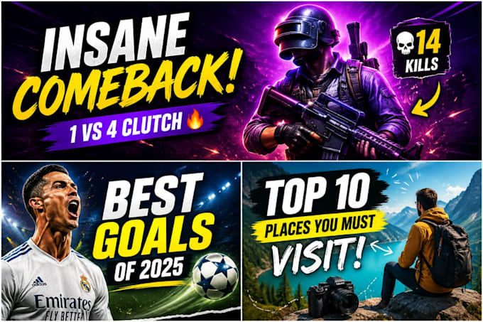 design attractive youtube thumbnail using canva