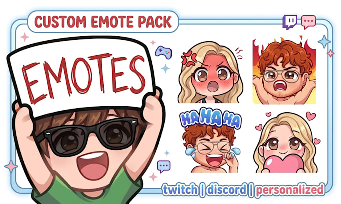 make custom twitch emotes with high details