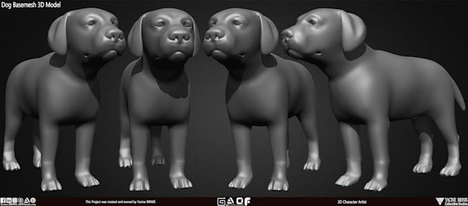 create realistic 3d animal model, 3d character design, fur and grooming