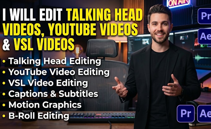 youtube talking head video editing with b roll and a roll