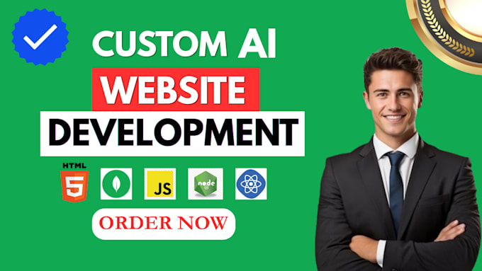 create ai website, ai chatbot, ai web application, ai website development