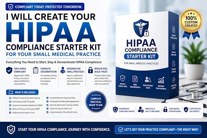 draft complete hipaa compliance starter kit for your small medical practice