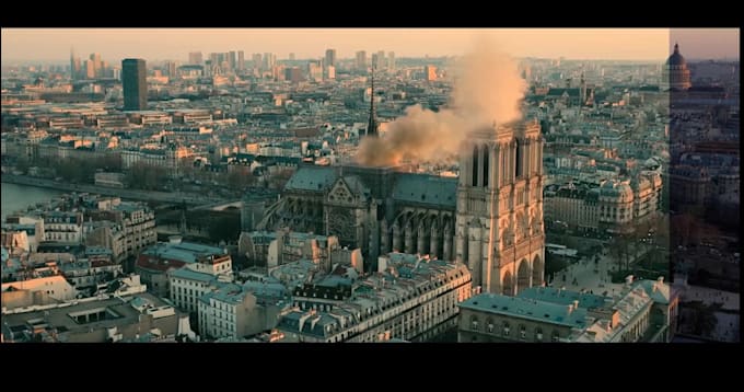 cinematic explosion, vfx fire explosion compositing color grading, smoke effects