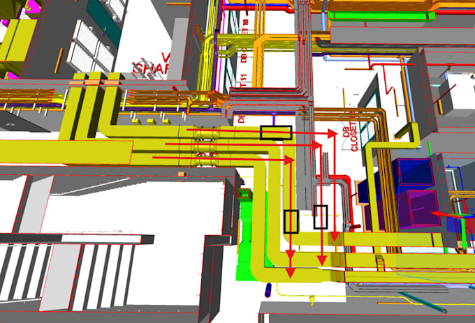 do professional revit mep modeling and bim drafting