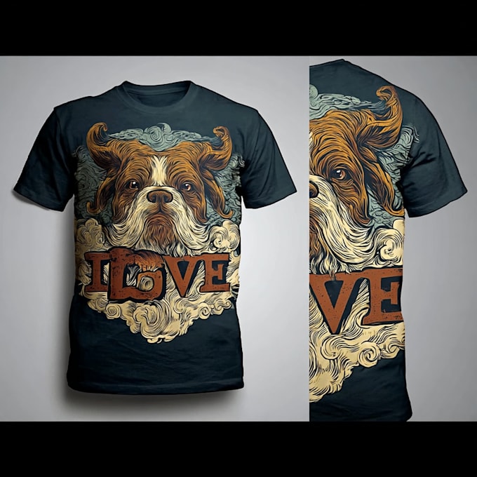 create design and illustration for tshirt merch