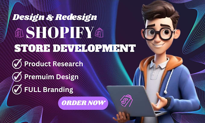 design shopify store, shopify website and shopify dropshipping store expert