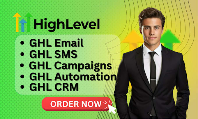 setup ghl email, sms, automations, crm, campaigns