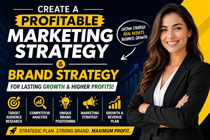 create a profitable marketing strategy and brand strategy for your business