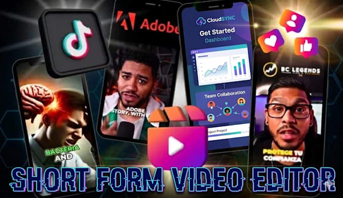 be your professional saas and short form video editor