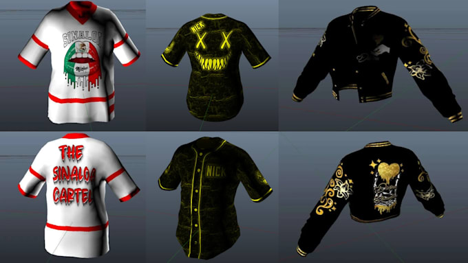 design custom clothes for fivem
