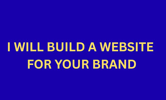 design a website for your brand