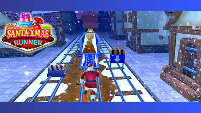 develop mobile 3d endless runner game, infinite running game like subway surf