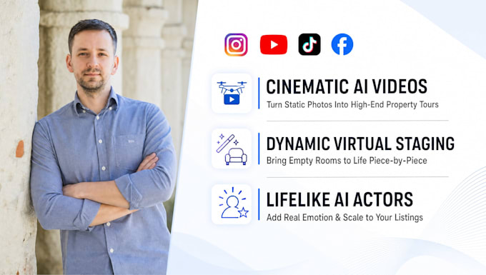 create professional real estate ai videos