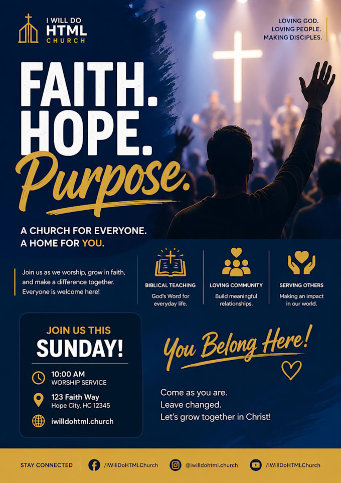 do html church promotion