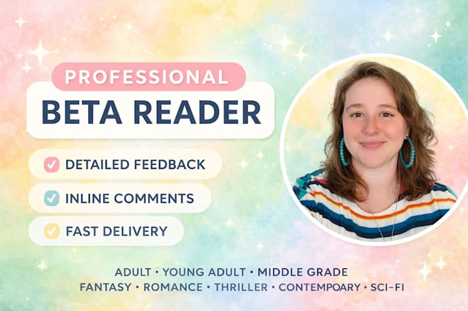 be your beta reader for honest feedback