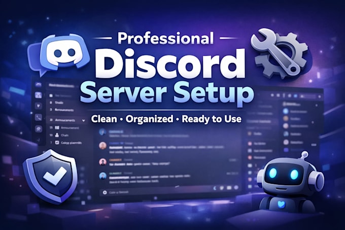 create a professional discord server with bots and roles