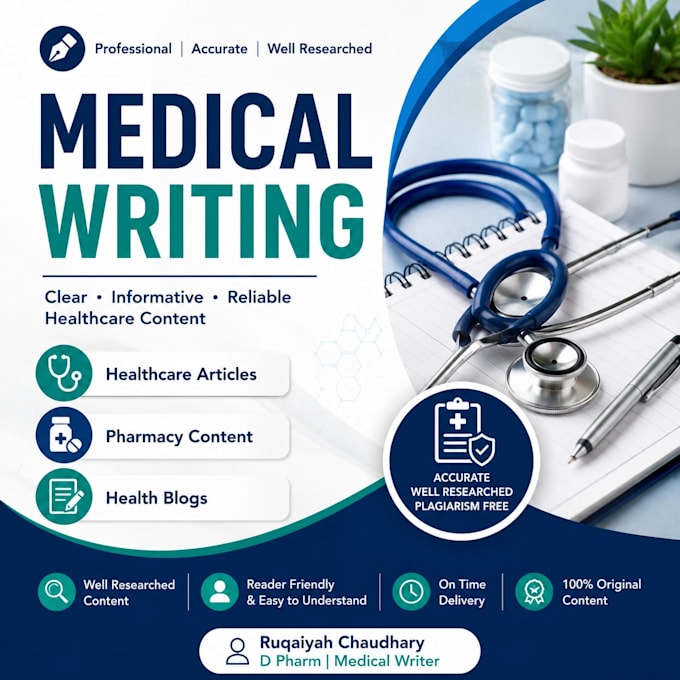 write medical and healthcare content