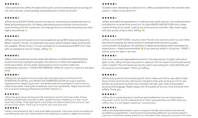 write ats optimized resume, CV and linkedin profile