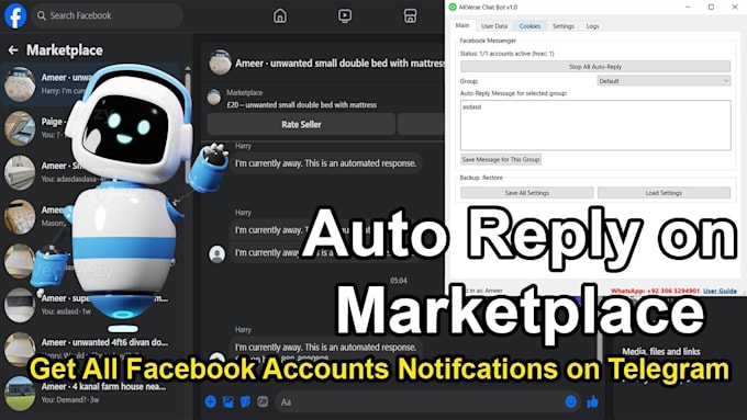do facebook marketplace bot, auto posting bot, auto listing bot, uploading bot