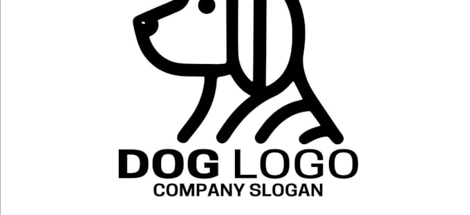 do modern high quality dog logo