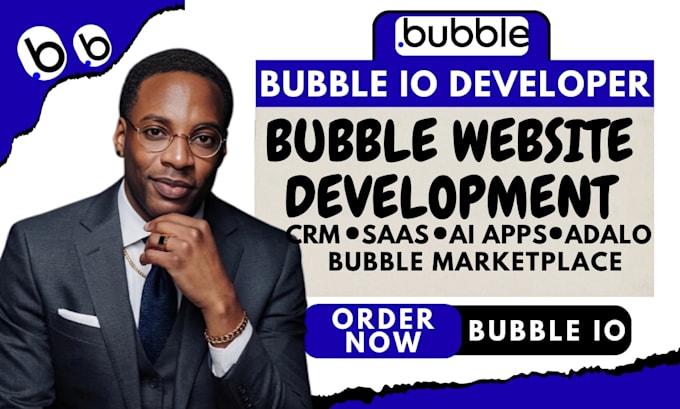 build bubble io website, bubble io, or bubble io saas mvp as bubble io developer