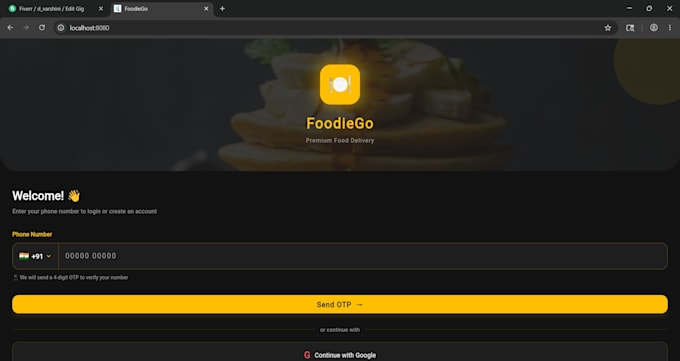 develop an android and ios mobile app using react native