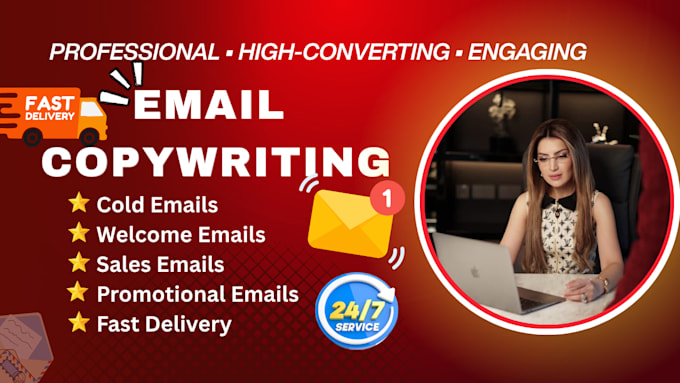 write high converting email copy, promotional email cold mails for your business