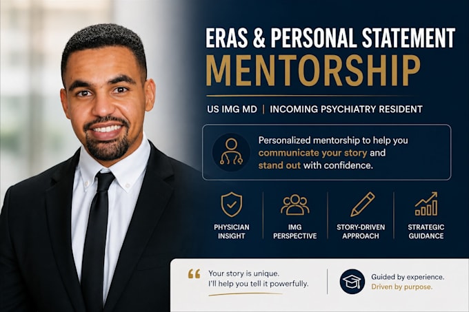 refine your residency personal statement or eras application