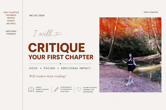 critique your first chapter for pacing and reader engagement