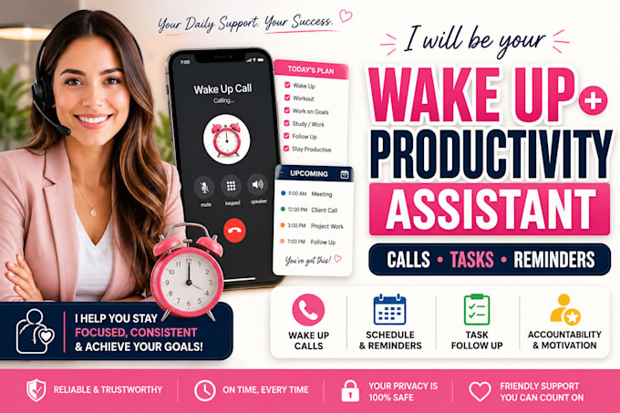 be your wake up call accountability and reminder assistant