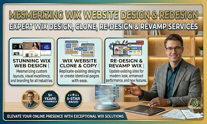 design mesmerizing wix website design clone wix copy revamp wix website redesign