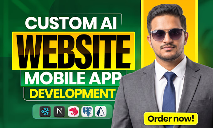 do full stack ai website development, ai web application and ai software