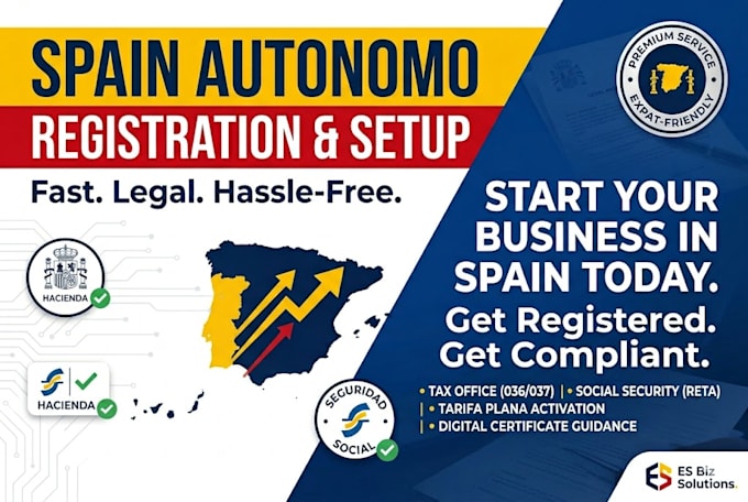 handle your spain digital nomad visa and autónomo registration