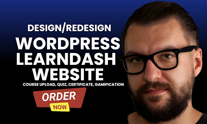 redesign learndash lms wordpress developer do course upload, design certificate