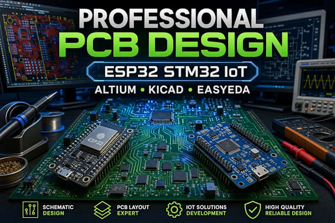 design professional pcb layout and schematic