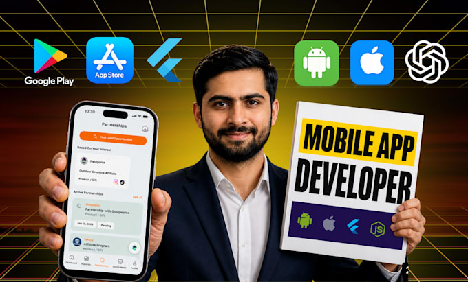 do mobile app development, figma to flutter app, android ios app development