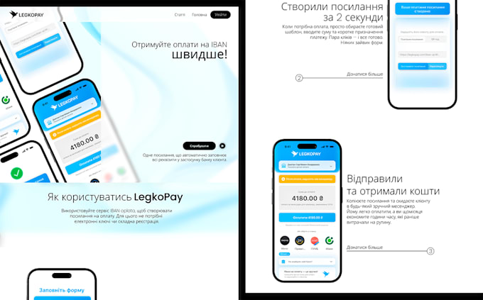 Design a modern responsive website and mobile app ui ux by Ewhenij_smt ...