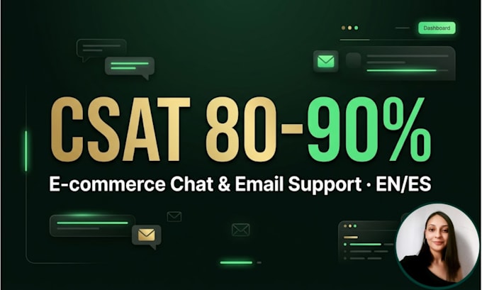 provide chat and email ecommerce customer support