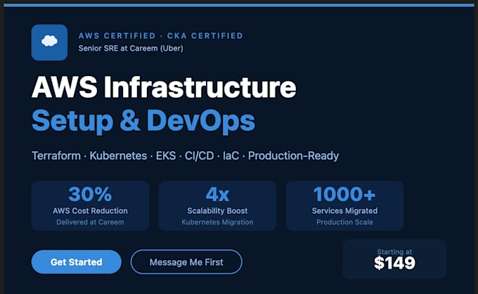 setup production ready AWS infrastructure with terraform and terragrunt