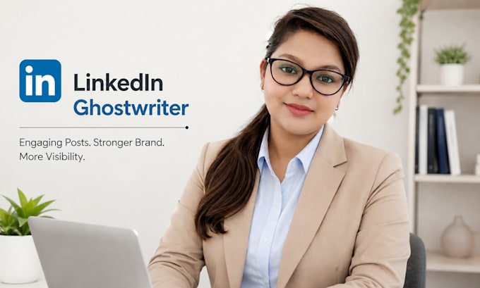ghostwrite engaging linkedin posts for personal brands