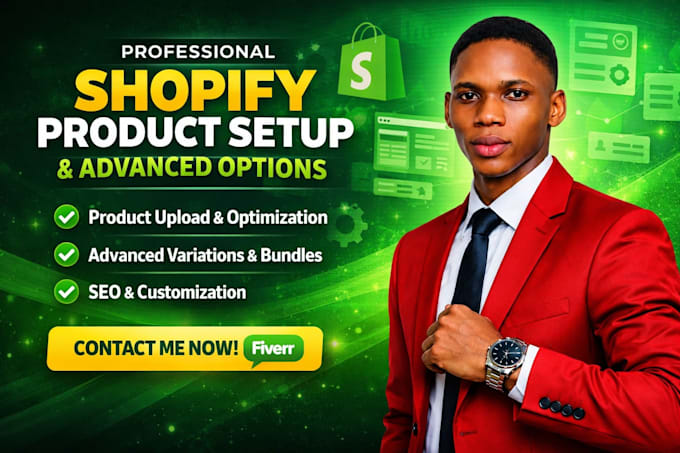 upload and optimize shopify products list with advanced variations customization