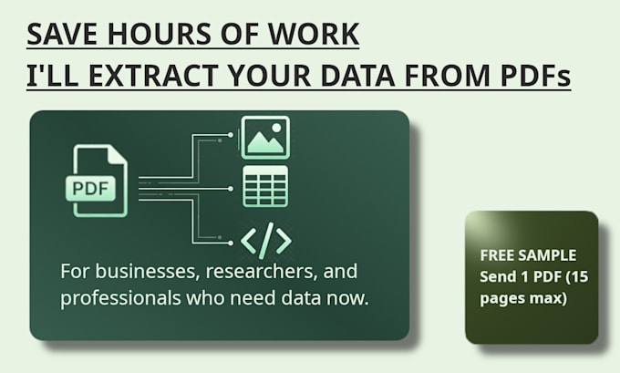 do smart PDF data extraction and mining using python