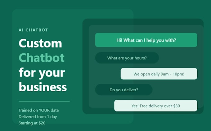 build a custom ai chatbot for your business website